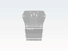 Защита картера и редуктора переднего моста 2 части для JAC T9 I 