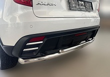 Защита заднего бампера двойная d60/42 мм для Haval Jolion I Рестайлинг