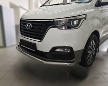 Защита переднего бампера d60 мм для Hyundai Grand Starex I Рестайлинг 2