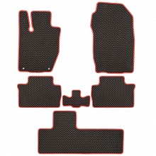 Коврики в салон EVA 6шт для Mitsubishi Montero Sport III Рестайлинг