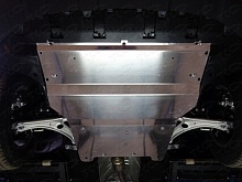 Защиты комплект (картер и КПП, бак левая, бак правая) для Audi Q3 I (8U) Рестайлинг