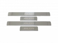 Накладки на пороги из нержавеющей стали 4шт. для Haval Jolion I