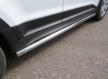 Пороги труба 60,3 мм для Hyundai Creta I