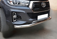 Защита переднего бампера d76 мм для Toyota Hilux VIII