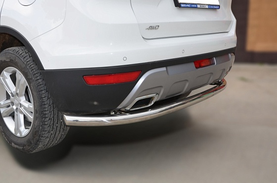 Защита заднего бампера d60 мм для Geely Atlas I