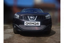 Защитная сетка радиатора для Nissan Qashqai I Рестайлинг