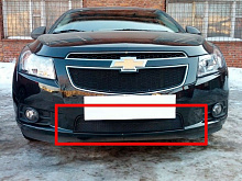 Защитная сетка радиатора низ для Chevrolet Cruze I