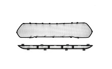 Комплект сеток chrome верх и низ для LADA (ВАЗ) Niva I Рестайлинг (Travel)