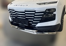 Защита переднего бампера двойная d60/42 мм для Jetour Dashing