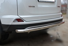 Защита заднего бампера d60 мм для Toyota RAV4 IV (XA40) Рестайлинг
