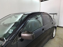 Дефлекторы окон 2D 4 шт для Mitsubishi Lancer Evolution IX