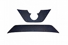 Зимняя заглушка радиатора на стяжке верх и низ (2 части) для Nissan Murano III (Z52)