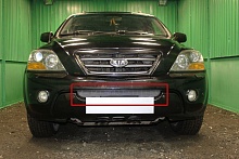 Защитная сетка радиатора низ для Kia Sorento I Рестайлинг