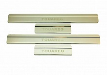 Накладки на пороги из нержавеющей стали 4шт. для Volkswagen Touareg II