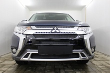 Защитная сетка радиатора комплект 3 части для Mitsubishi Outlander III Рестайлинг 3