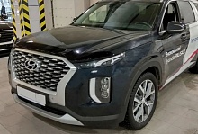Дефлектор капота темный для Hyundai Palisade I