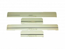 Накладки на пороги из нержавеющей стали 4шт. для Ford Focus III Рестайлинг