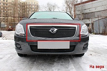 Защитная сетка радиатора верх для Ravon R4