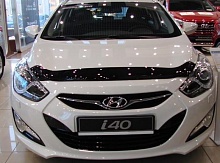 Дефлектор капота темный для Hyundai i40 I