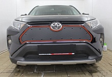 Зимняя заглушка радиатора к съемной сетке верх для Toyota RAV4 V (XA50)
