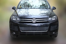 Комплект сеток black низ, бок 2 части, центр для Volkswagen Touareg II
