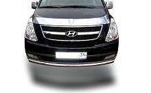 Защита переднего бампера d60 мм для Hyundai Grand Starex I