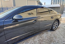 Дефлекторы окон 2D 6 шт для Hyundai Sonata VIII (DN8)