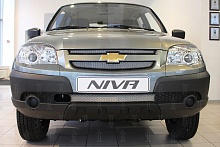 Защитная сетка радиатора комплект 3 части для Chevrolet Niva I Рестайлинг