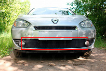 Защитная сетка радиатора низ для Renault Fluence I