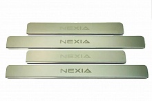 Накладки на пороги из нержавеющей стали 4шт. для Daewoo Nexia I