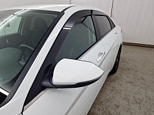 Дефлекторы окон 2D 6 шт. под наклоном для Hyundai Elantra VII (CN7)