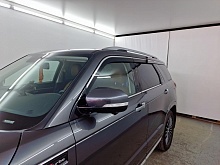 Дефлекторы окон 2D с хром накладками 6 шт. для Changan CS95 I Рестайлинг