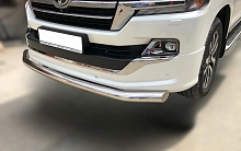Защита переднего бампера d76 мм для Toyota Land Cruiser 200 Series Рестайлинг 2