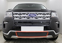 Зимняя заглушка радиатора к съемной сетке низ для Ford Explorer V Рестайлинг 2