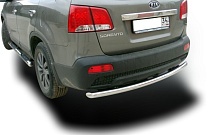 Защита заднего бампера d60 мм для Kia Sorento II