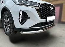 Защита переднего бампера d60 мм для Chery Tiggo 7 Pro Max