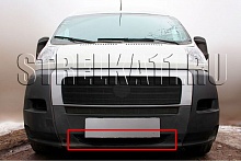 Защитная сетка радиатора низ для Fiat Ducato III