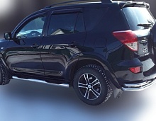 Пороги труба с проступью d76 мм для Toyota RAV4 III (XA30)