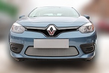 Комплект сеток chrome верх и низ для Renault Fluence I Рестайлинг
