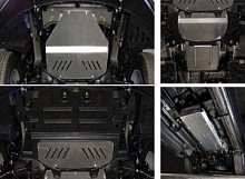 Защиты комплект (картер, КПП, бак) для Hyundai H-1 II Рестайлинг 2