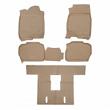 Коврики в салон полиуретан 5шт для Cadillac Escalade III