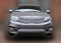 Комплект сеток chrome верх (Комфорт, Люкс, Престиж) и низ седан для Kia Rio III Рестайлинг