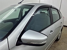 Дефлекторы окон с хром накладками 2D 6 шт (для кузова лифтбек) для LADA (ВАЗ) Granta I