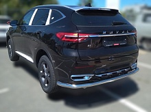 Защита заднего бампера угловая большая d60 мм для Haval F7x I