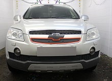 Зимняя заглушка радиатора к съемной сетке верх для Chevrolet Captiva I