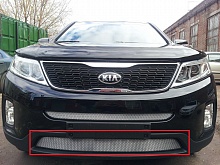 Защитная сетка радиатора низ для Kia Sorento II Рестайлинг
