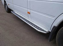 Порог с площадкой 42,4 мм для Mercedes-Benz Sprinter Classic I (W909) Рестайлинг