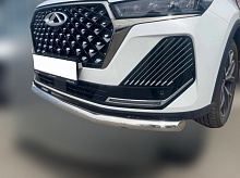 Защита переднего бампера d60 мм для Chery Tiggo 7 Pro Max I Рестайлинг