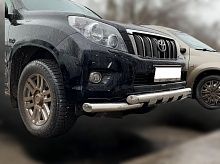 Защита переднего бампера G d76 мм для Toyota Land Cruiser Prado 150 Series