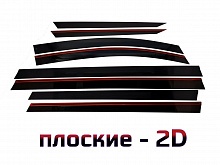 Дефлекторы окон 2D 8 шт. для GAC M8